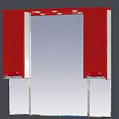Шкаф-зеркало 105 см, красная эмаль, Misty Жасмин 105 П-Жас02105-041Св