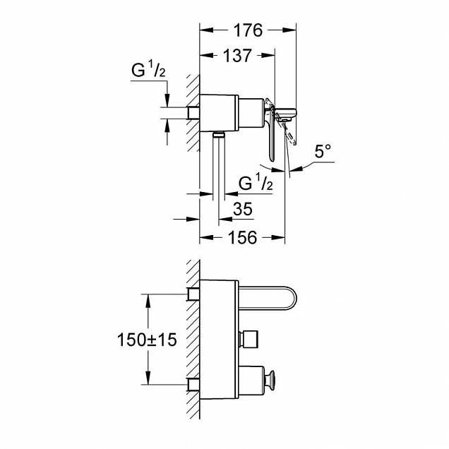 Фотография товара Grohe Veris   32195000Gr