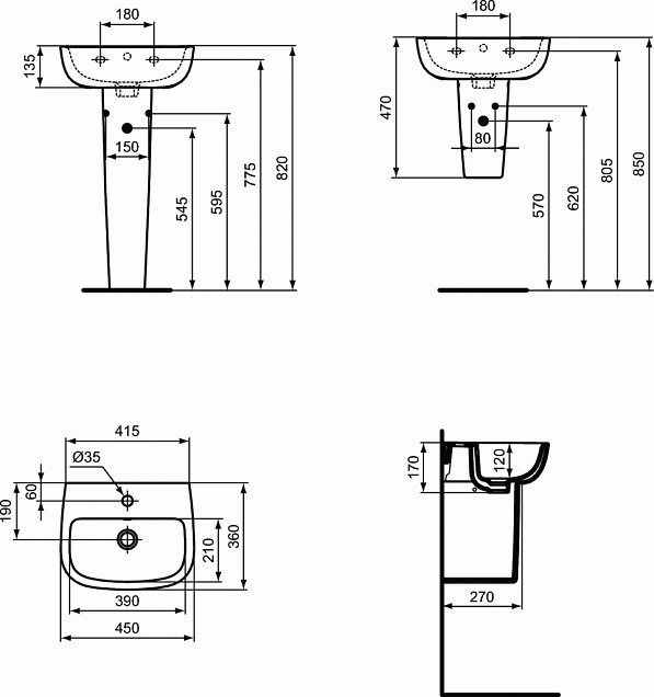 Фотография товара Ideal Standard Esedra T290401