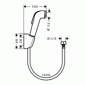 Душ гигиенический Hansgrohe Croma 32122000