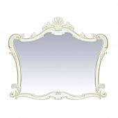 Зеркало 100 см, белое сусальное золото, Misty Bianco 100 Л-Бья02100-391