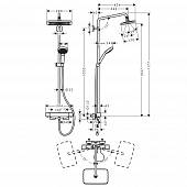 Душевая система Hansgrohe Croma E 27660000