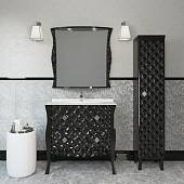 Комплект мебели 100 см, черная, Misty Charme 100 Л-Чар01100-0212Я-K