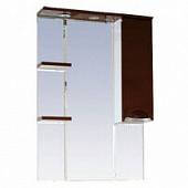 Шкаф-зеркало 85 см, коричневая эмаль, правый, Misty Жасмин 85 R П-Жас02085-141СвП