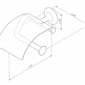 Держатель туалетной бумаги, хром, Am.Pm Like A80341500
