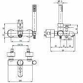 Смеситель для ванны M&Z Ditirambo DRB00500