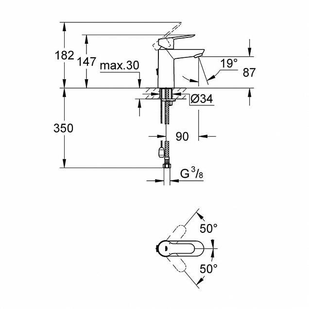 Фотография товара Grohe BauEdge   23329000Gr