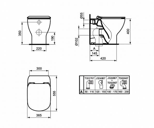 Фотография товара Ideal Standard Tesi T007701