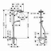 Душевая система Hansgrohe Crometta 27266400