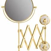 Зеркало косметическое, 18 см, с увеличением, золото, Migliore Provance ML.PRO-60.519.DO