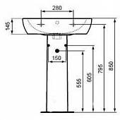 Пьедестал Ideal Standard Tempo T422901