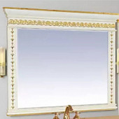 Зеркало 120 см, бежевое глянец, Misty Мануэлла GOLD 120 Л-Ман02120-3818Св