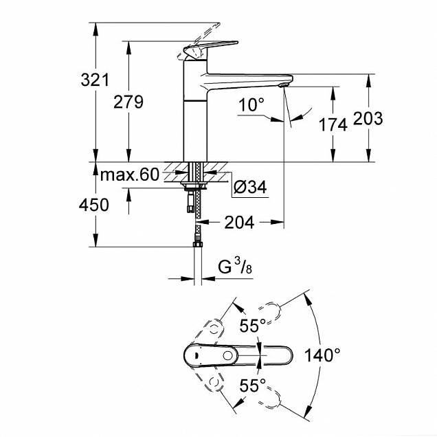 Фотография товара Grohe Europlus 33930002Gr