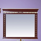 Зеркало 120 см, бордовое глянец, Misty Мануэлла GOLD 120 Л-Ман02120-5618Св