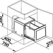 Система сортировки отходов Blanco Botton Pro 45 Manual 517467