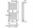 Фотография товара НИКА Modern ЛМ 3 ЛМ 3 100/50 RAL9016 с вентилями