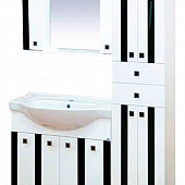 Комплект мебели 80 см, черная, Misty Палермо 80 П-Пал01080-231Пр-K