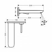 Смеситель для раковины (д.к) Hansgrohe PuraVida 15085400