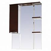 Шкаф-зеркало 85 см, коричневая эмаль, левый, Misty Жасмин 85 L П-Жас02085-141СвЛ