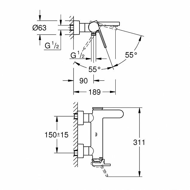 Фотография товара Grohe Plus 33553003Gr