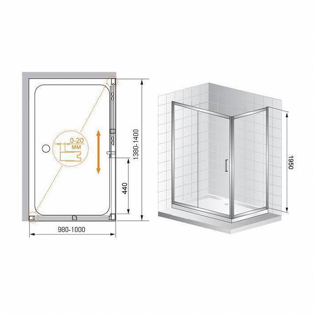 Фотография товара Cezares Porta PORTA-AH-12-140/100-C-Cr