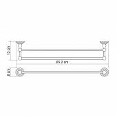 Полотенцедержатель 66 см WasserKraft Ammer K-7040