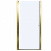 Душевая дверь в нишу 80 см, профиль золото, Cezares PORDENONE-B-1-80-C-G