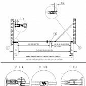 Душевая дверь в нишу 120 см, профиль хром Cezares ROYAL PALACE-B-11-30+90-CP-Cr