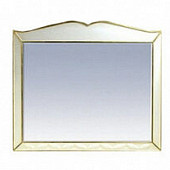 Зеркало 100 см, бежевое сусальное серебро, Misty Анжелика 100 Л-Анж02100-401Св