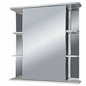 Шкаф-зеркало 65 см, белый, левый, Misty Магнолия 65 L Э-Маг04065-01Л