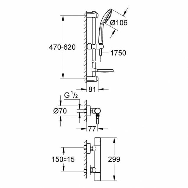 Фотография товара Grohe Grohtherm 1000 Cosmopolitan 34286001Gr