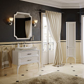 Комплект мебели 85 см, белая, Aqwella LaDonna LAD0108W-K