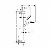 Душевой гарнитур Hansgrohe Croma Select S 26570400