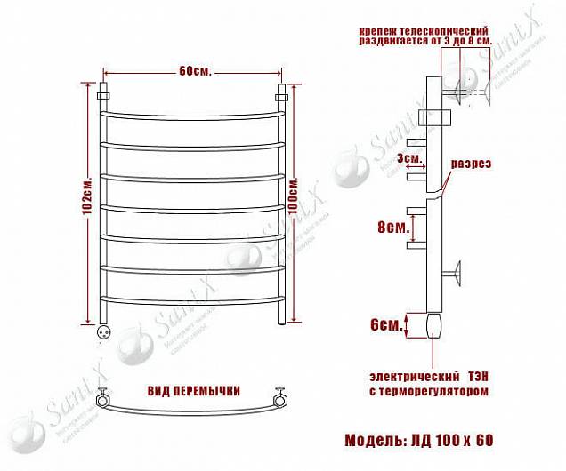 Фотография товара НИКА Arc ЛД ЛД 100/60 лев