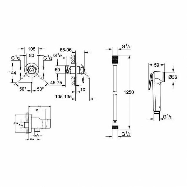 Фотография товара Grohe BauClassic 124434Gr