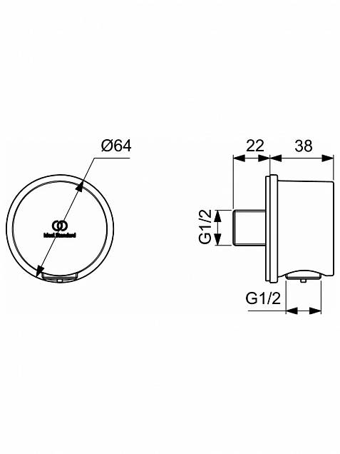 Фотография товара Ideal Standard Idealrain BC808XG