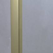 Душевой уголок 90х90 см, профиль золото, левый, Cezares MAGIC-A-1-90-ROYAL PALACE-CP-G-L