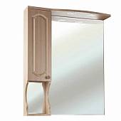 Зеркало-шкаф, светлый лен, Bellezza Камелия 75 L