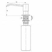 Дозатор для жидкого мыла Zorg  ZR-28 BR
