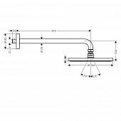 Верхний душ Hansgrohe Raindance S 27607000