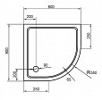 Фотография товара Cezares Tray TRAY-M-R-80-550-35-W