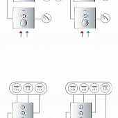 Термостат для душа, белый, Grohe Grohtherm SmartControl 29153LS0