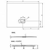 Душевой поддон 160х90 Riho Basel DC300050000000S