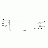 Верхний душ Hansgrohe  27410000