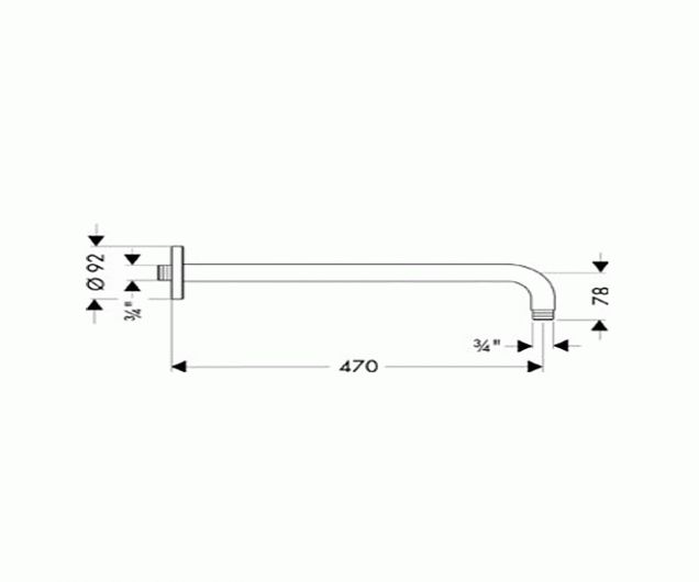 Фотография товара Hansgrohe No design line Hansgrohe 27410000