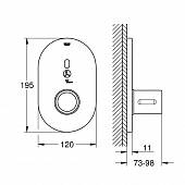 Термостат для душа (внешняя монтажная часть) Grohe Eurosmart Cosmopolitan E Special 36456000