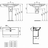 Раковина 55 см Ideal Standard Connect Space E136401