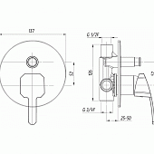 Смеситель для ванной Migliore Mercury ML.MRC-8772.CR